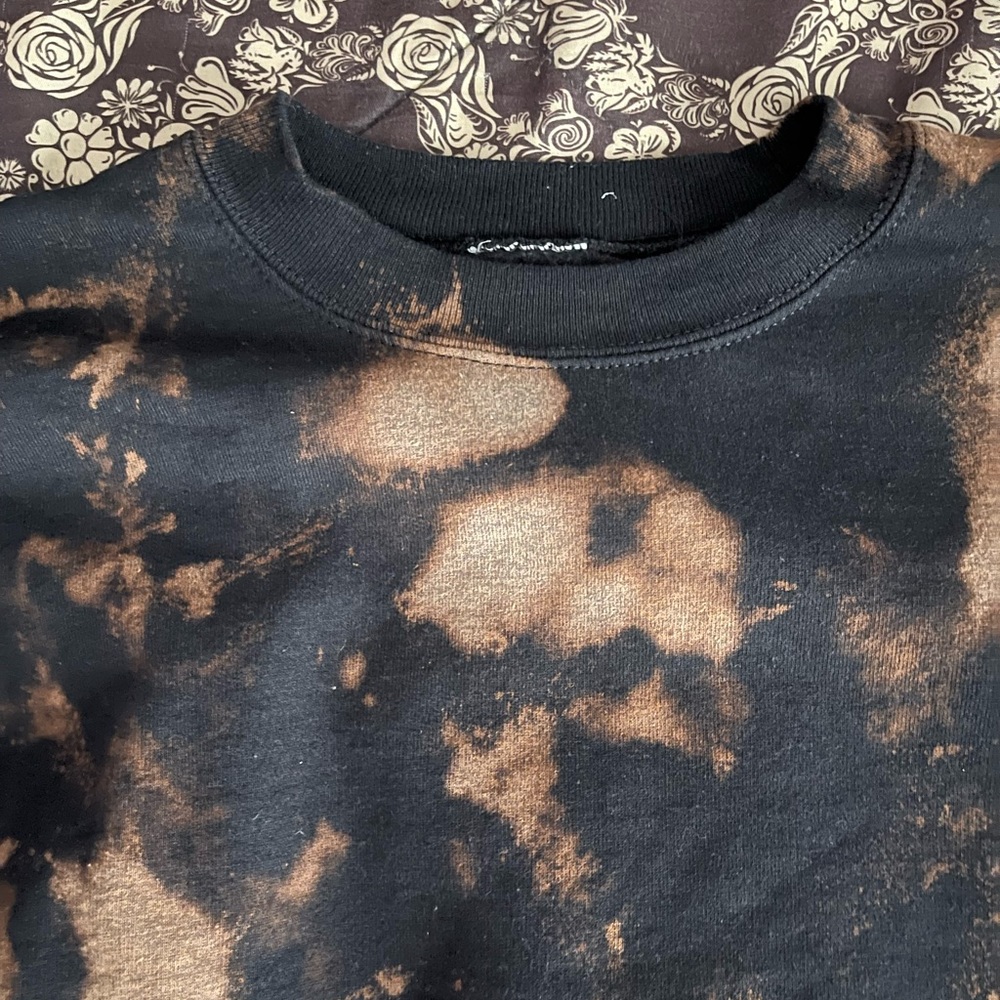 Custom Bleached Crew Neck
